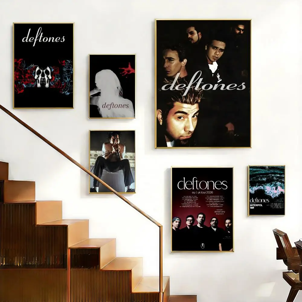 Rock Band D-DeftonesS Poster HD Self-Adhesive No Residue After Removal Ideal for All Kinds of Wall Decor