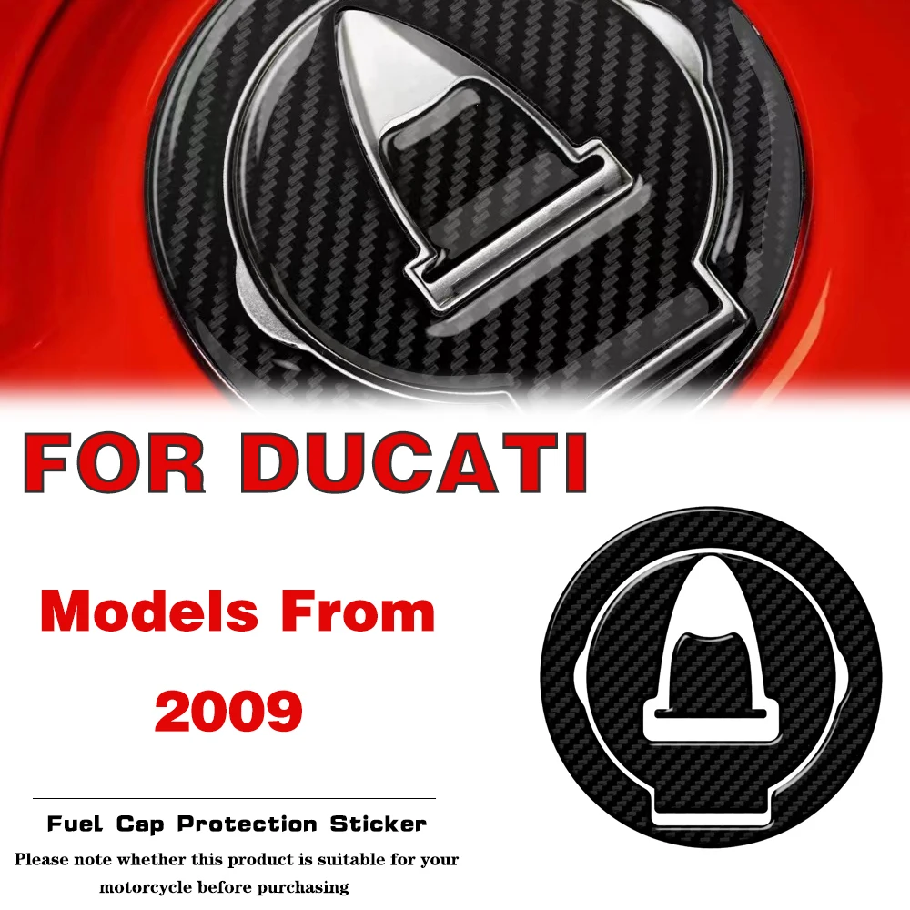 Motorrad zubehör Tankdeckel schutz aufkleber für Ducati-Modelle ab 2009