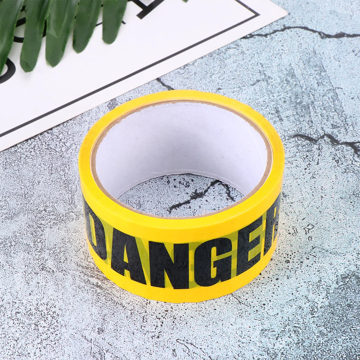 Textured Paper Danger Marking Tape Yellow and Black Keep Out Nastro Segnaletico
