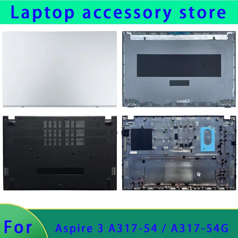 Suitable for Aspire 3 A317-54G A317-54 laptop LCD screen top cover, screen frame, palm rest, bottom shell, keyboard ABCD hinge