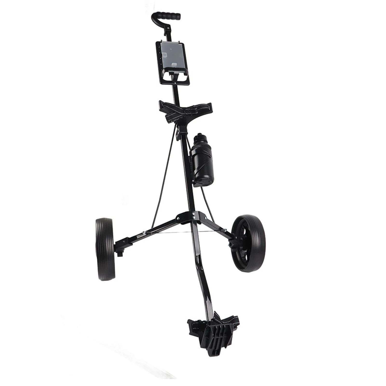 Foldable Golf Trolley Multifunctional 2‑Wheel Push Pull Cart Course Equipment