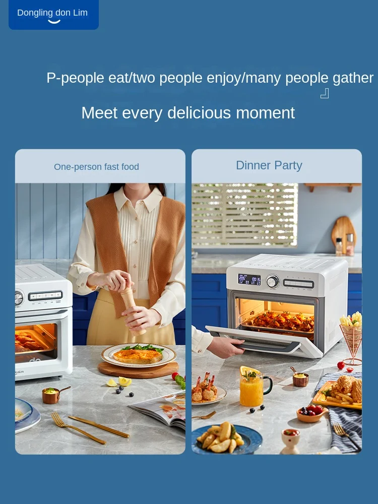 Donlim DL-5712 oven for home baking Multi-function automatic air fried baking in one fermentation large capacity oven