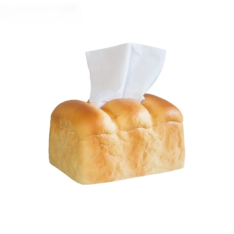 Yamagata toast bread tissue box, living room coffee table bedroom, pumping carton, decorative ornament