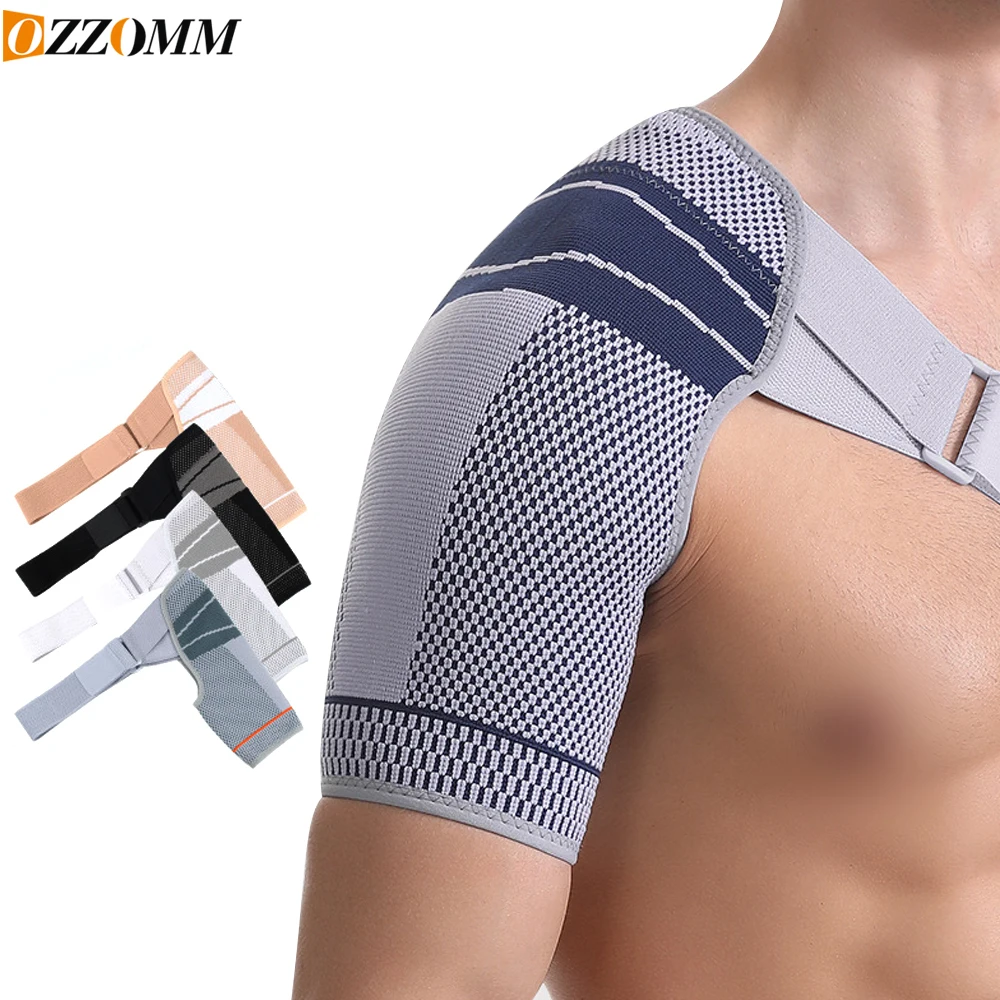 1PCS Shoulder Support Brace for Men & Women - Left/Right Adjustable Compression Sleeve for Rotator Cuff Relief, Frozen Shoulder