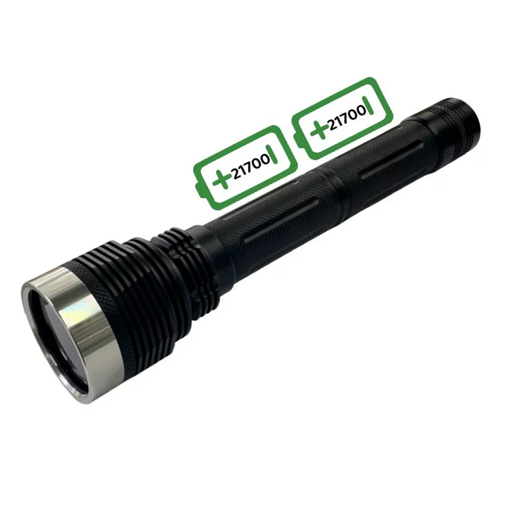Long Distance 20W 254nm Shortwave UV LED Flashlight 254nm UVC Ultraviolet Torch for Fluorescent Scheelite