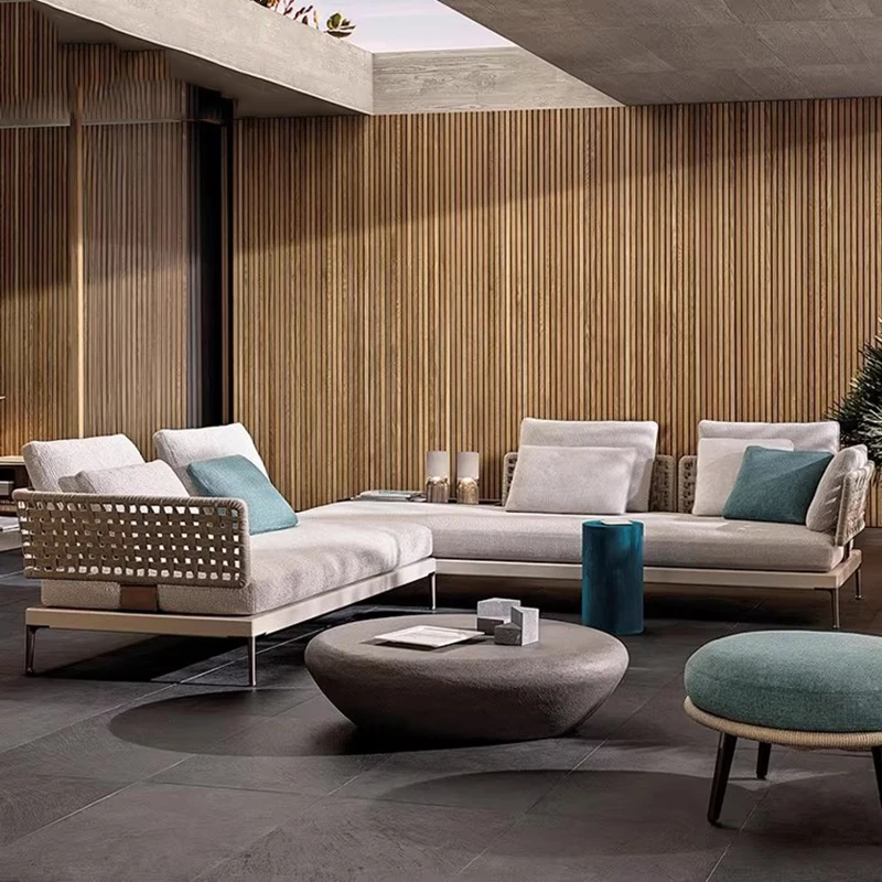 الخشب الشمال حديقة الأثاث مجموعات الشاطئ النسيج حديقة الأثاث مجموعات النسيج الاطفال المتسكعون Garten فناء الأثاث في الهواء الطلق مجموعة #4