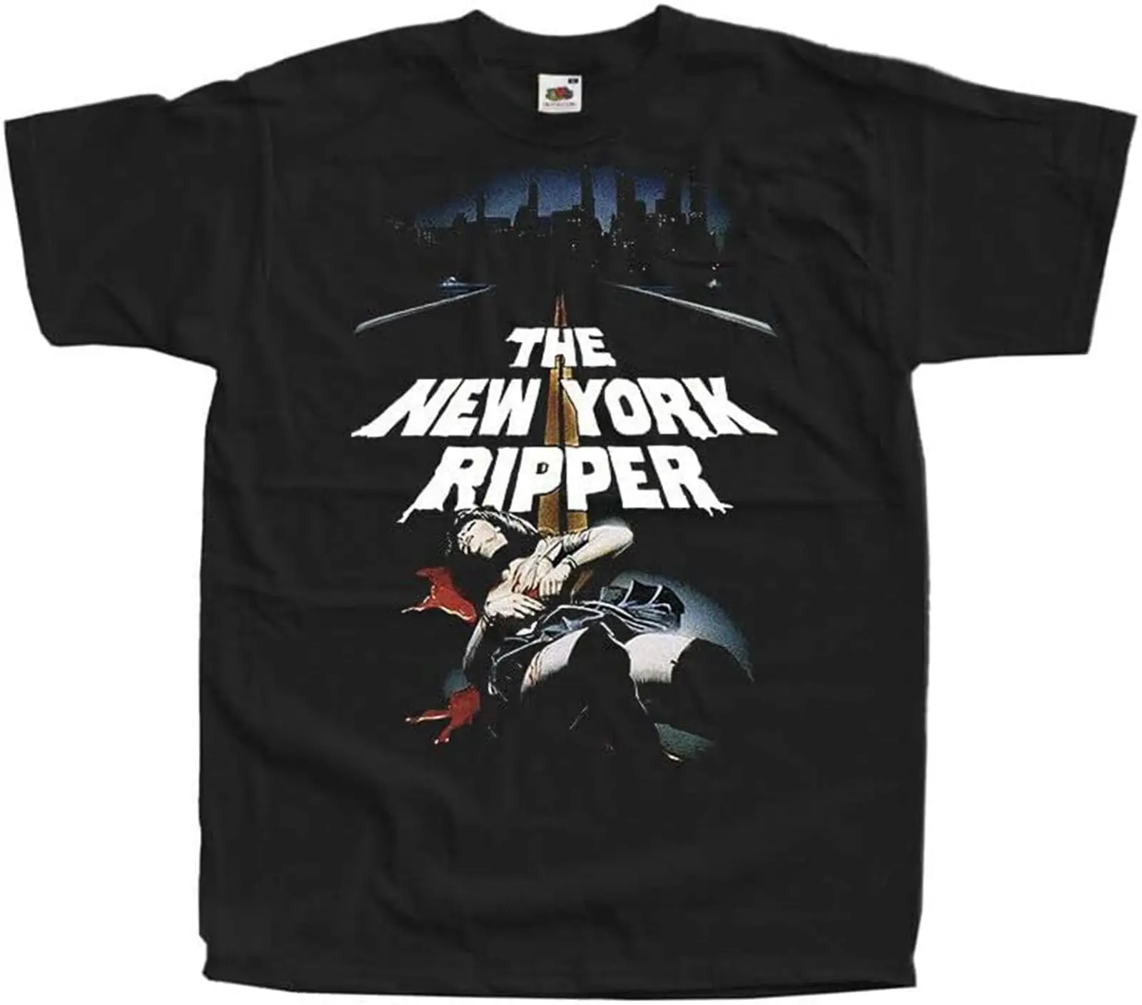 

Мужская футболка CHUNZHU The New York Ripper V1 Lucio Fulci ужас 1982, (черная), аниме Графические футболки для мужчин, одежда, женские футболки H