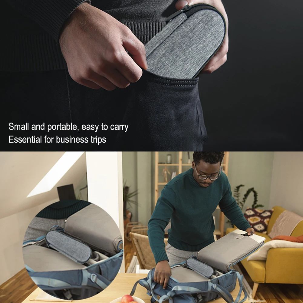 Male Razor Travel Case Portable EVA Razor Travel Carrying Bag Waterproof Razor Shaver Case Shakeproof for Gillette Mens Razor