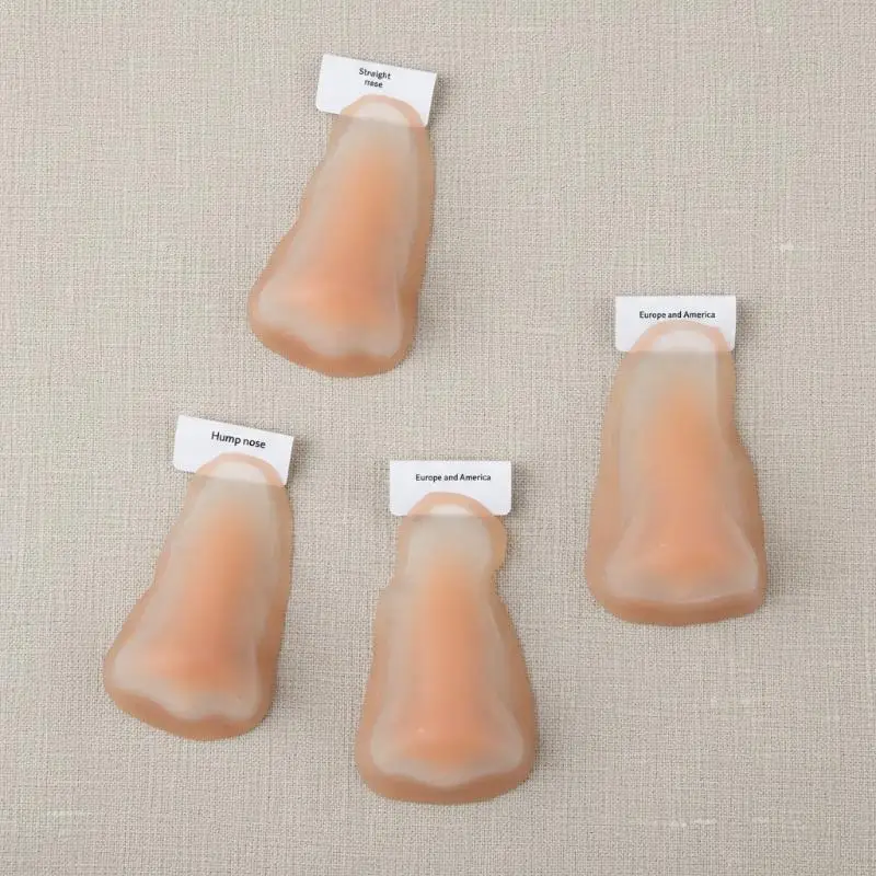Silicone Fake Nose Professional Makeup Special Effects Skin-friendly Natural Reusable Fake Nose Cos Stage Makeup Face Prosthetic