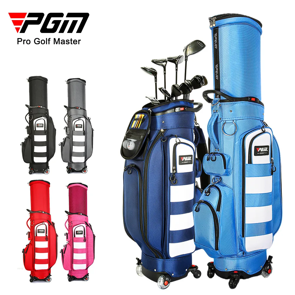 PGM New Golf Bag High Quality PU Golf Club Bag Multiple Colors Available Stand Bag Tarpaulin Ball Bag GOLF Wear Resistant QB081