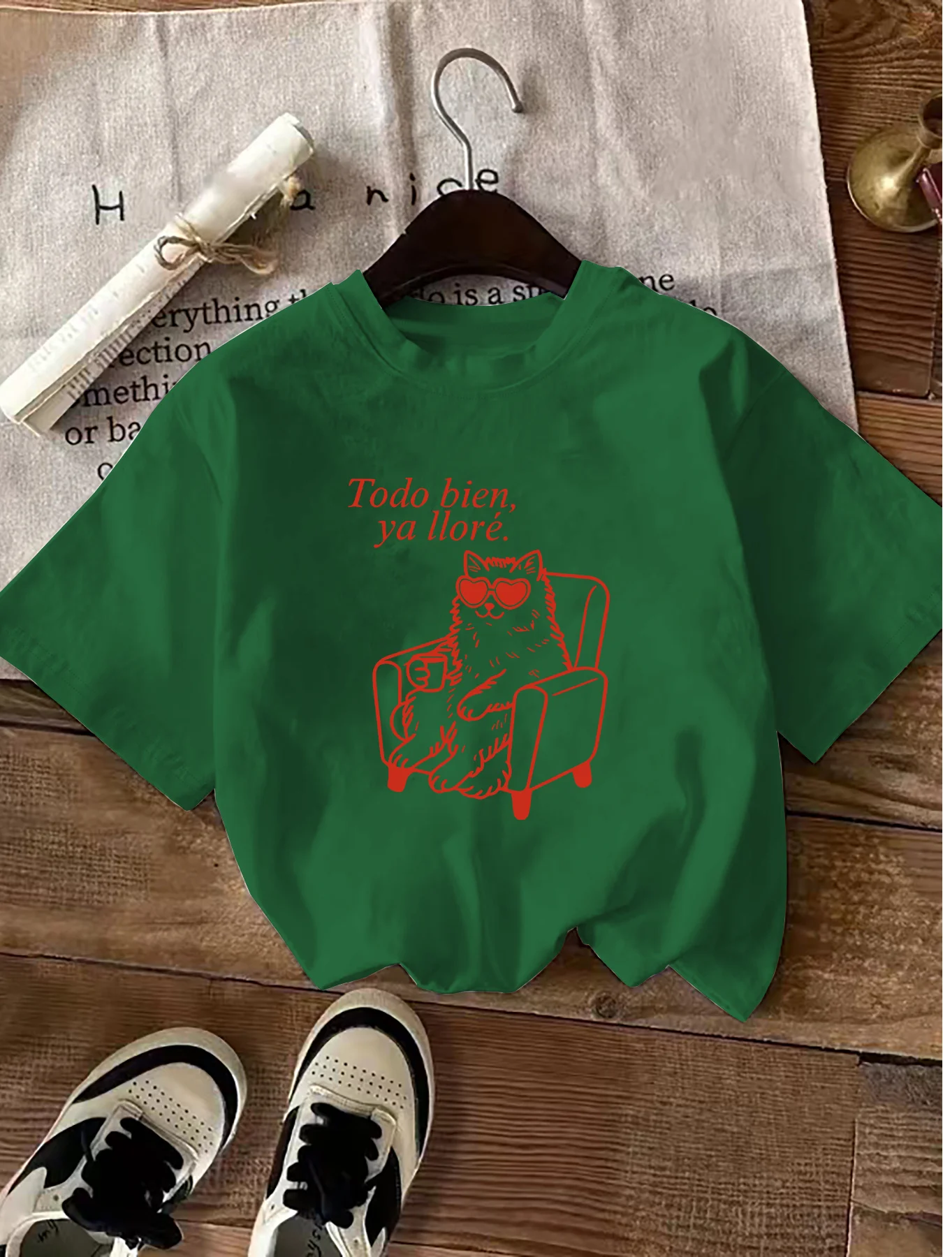 Camiseta Feminina Nova de Verã - Summer Clothing In Spanish avaliação e preço