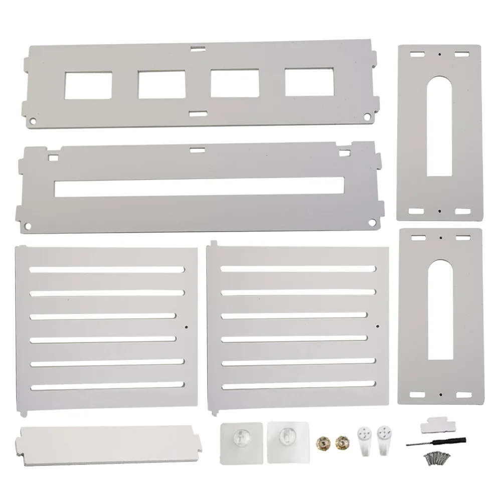 Caja de almacenamiento para enrutador Wifi inalámbrico, organizador de plástico para colgar en la pared, soporte de alimentación para Cable,