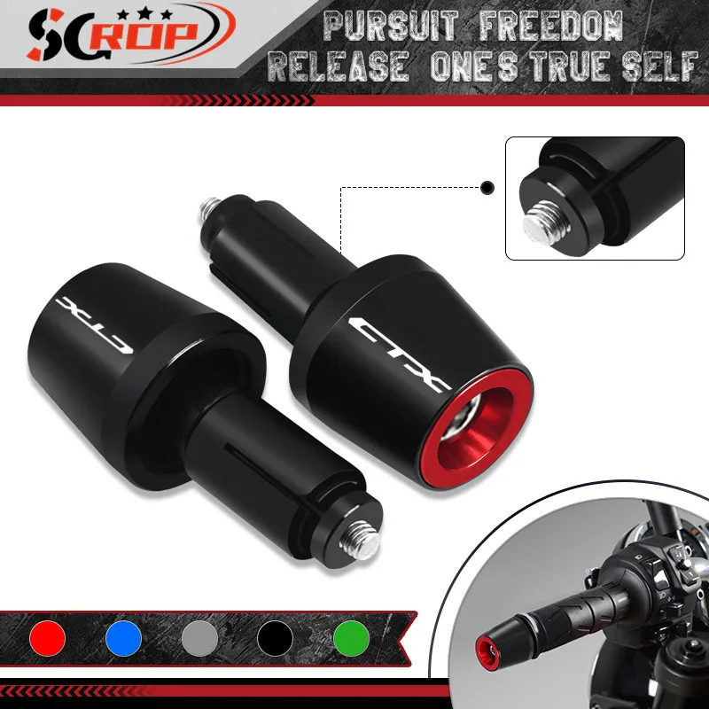 

ctx 7/8''22 MM Motorcycle Counterweight Handle Bar Slider Plugs Handlebar End Cap Grips Accessories For Honda CTX 700 700N 750