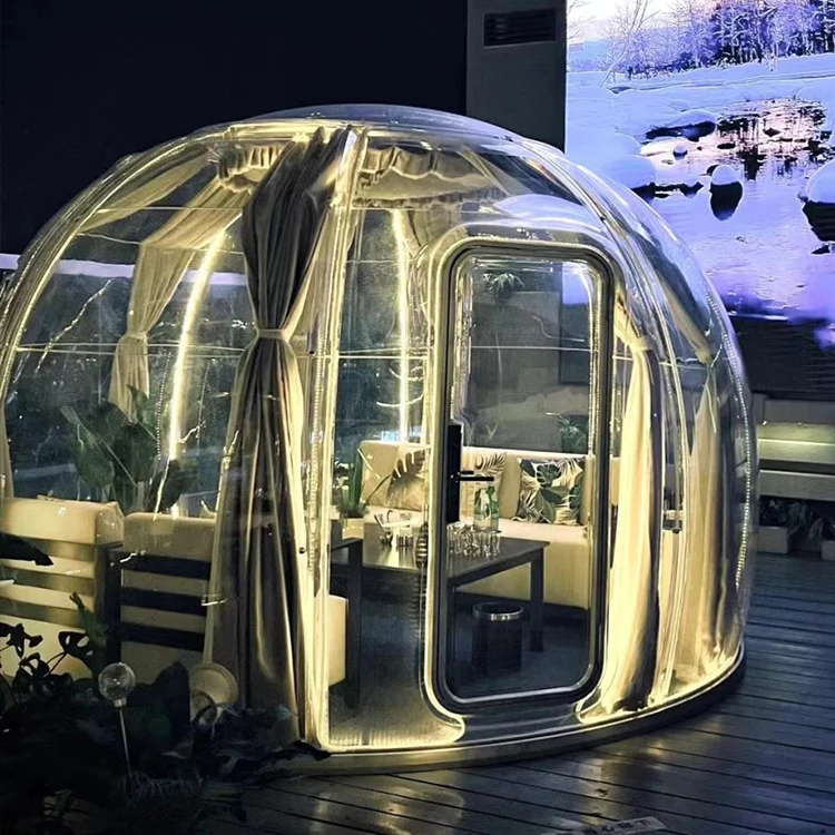 

Factory Customized Outdoor PC Dome House Internet Celebrity Restaurant Bubble House Eco-friendly and Durable