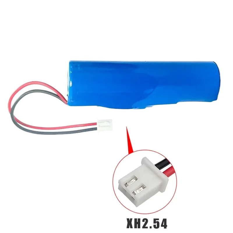 3.7V 18650 Liion Battery Pack 3500mAh 1S1P Lithium-ion Rechargeable Batteries Negative Wire+PCB for Sweeper Replacement Lighting