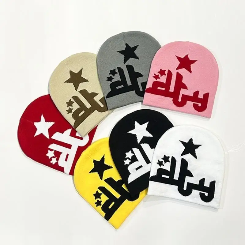

39BD Keep Warm with this Y2K Knitted Hat Winter Beanie Hats for Outdoor Sports