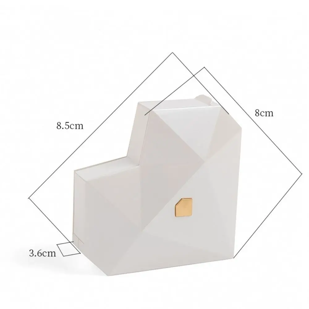 New Heart Shaped Diamond Ring Box Automatic Pop-up Portable Jewelry Box Jewelry Storage Display Case Valentine's Day Gifts