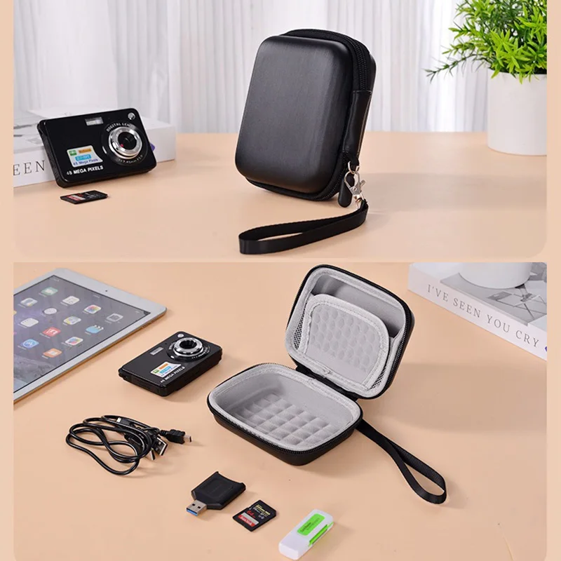 Waterproof Portable CCD Photo Cameras Bag Digital Camera Case Storage Bag Accessories Padded Interior XJB06