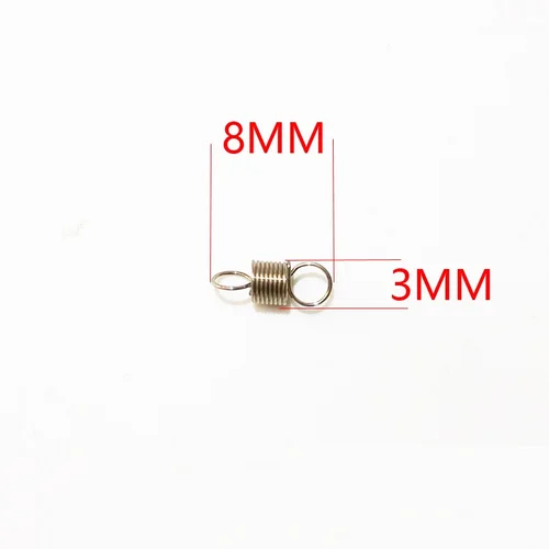 Imagen 2 del producto 2 uds rueda giratoria brazo oscilante interruptor de marcha atrás resorte de retorno carrete de pesca accesorios de resorte