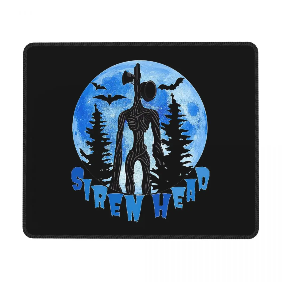 Cartoon Horror Creepypasta Siren Head Multi-size Mouse Pad Computer Keyboard Mouse Mat Gaming PC Laptop Desk Mat  Table Mats