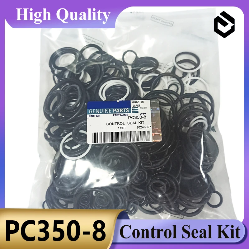 PC350-8 Control Valve Seal Kit Excavator Repair Seal Kit Oil Seal Kit for Komastu PC350-8 Excavator Parts