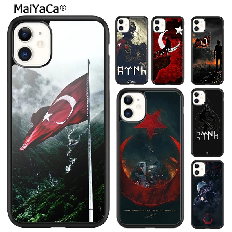 MaiYaCa Turkei Turkey Ataturk Flag ISTAMBUL ANTALYA Phone Case For iPhone 16 15 14 plus XR XS 11 12 13 pro max coque