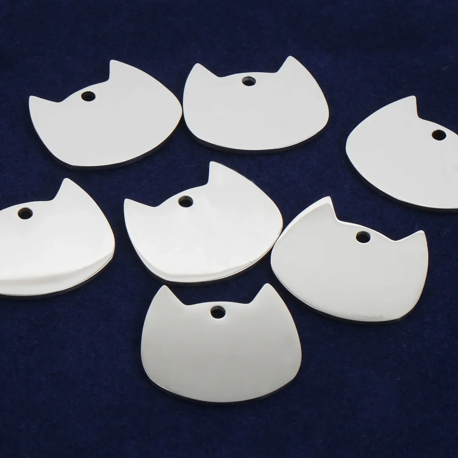 

7/8"（22mm）stainless steel dog tag, head,super shinny stamping blank,laser engrave tag,hanging tag-10396950