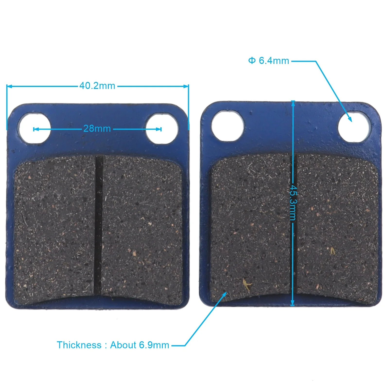 1 Pair Rear Brake Disc Pads for 50 70 90cc 110cc 125cc 140cc 150cc 160cc Pit Dirt Bike Chinese Kid ATV Quad Buggy