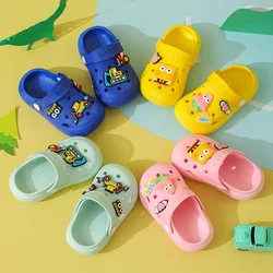 Children Garden Shoes Cute EVA Cartoon Beach Sandals Babies  Slippers High Quality Soft Kids Outdoor Slippers Flip Shoes