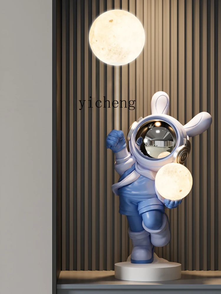 XL Light Luxury Astronaut Decoration TV Cabinet Soft Decoration Hallway Tide Play Spaceman Rabbit