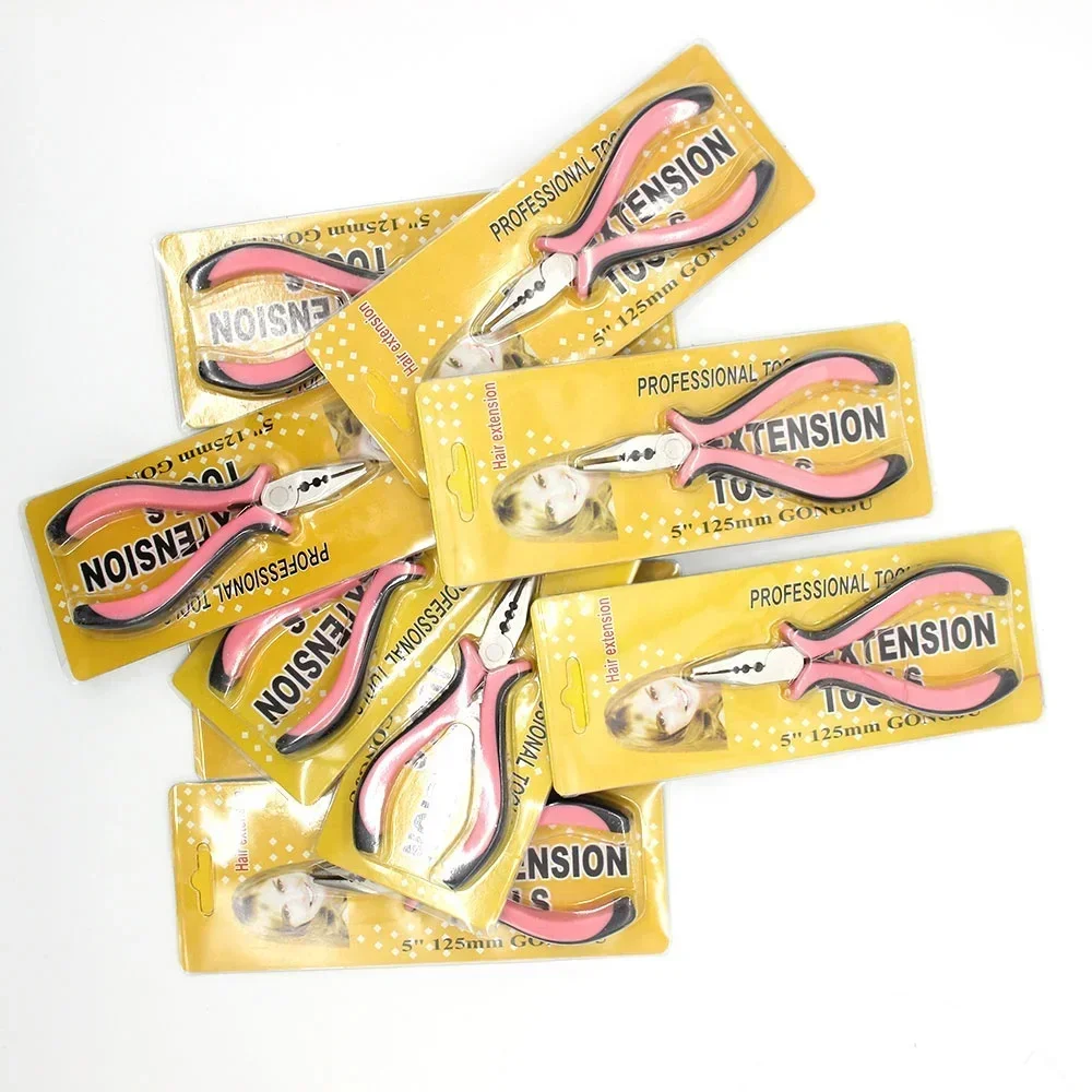 Professional Hair Extension Removal Accessories Micro Ring Hair Extension Tools Pliers 1PCS Stainless Steel PVC Bag + Carton