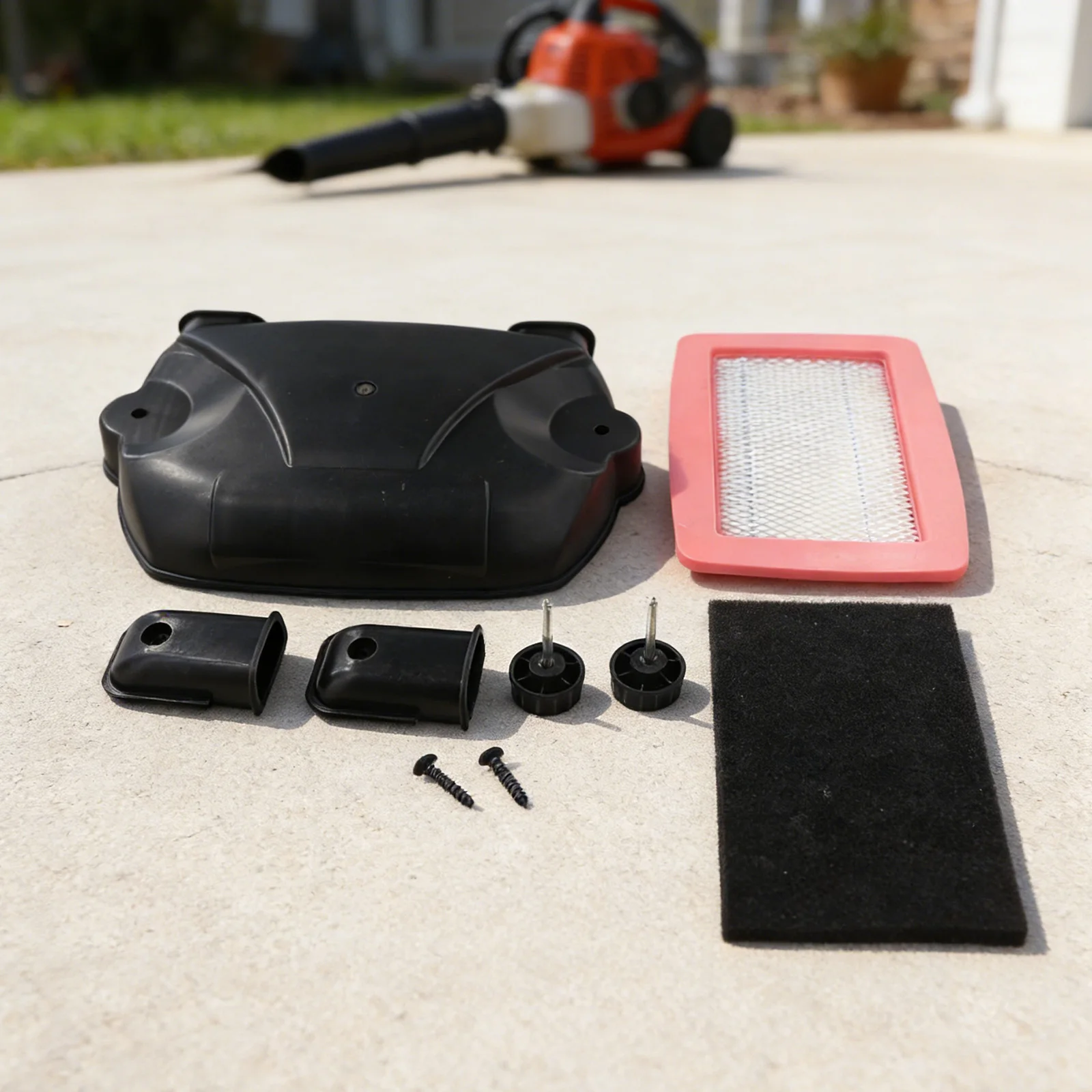 Efficient Leaf Blower Filter Assembly As Picture Filter Cover Long-lasting Performance Minimized Strain On Motor