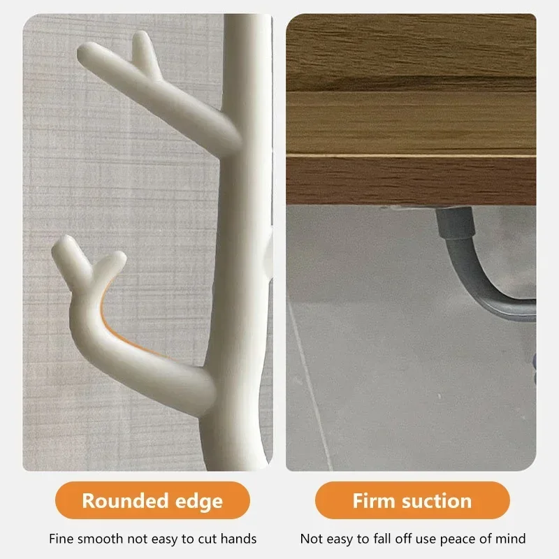 Gancho de ramo de árvore, decoração de parede, porta-chaves, organizador, armazenamento, ganchos pegajosos, cabide, ganchos decorativos para casa, armazenamento doméstico