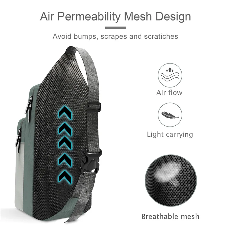 For Nintendo Switch Shoulder Storage Bag Portable Handle Travle Carry Case Large Capacity Waterproof Chest Bag Game Accessories