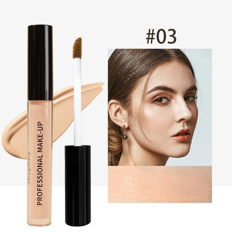 Concealer Pen Gezichtsmake-Up Basis Cosmetische Waterdichte Foundation Crème Volledige Dekking Vlekken Donkere Kringen Onzichtbare Poriën