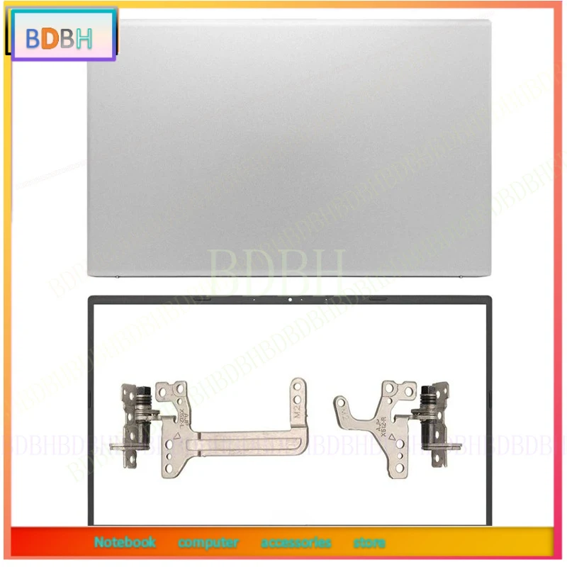 New For Vivobook X512 F512 A512 X512J R564D V5000F Laptop Screen Back Case LCD top cover hinge front bezel frame Housing Shell