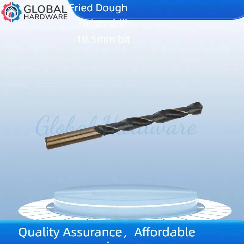 Premium 10.5mm Cobalt-Coated HSS Twist Drill Bit: Perfect for Efficient Wood & Metal Hole Drilling with Power Tools