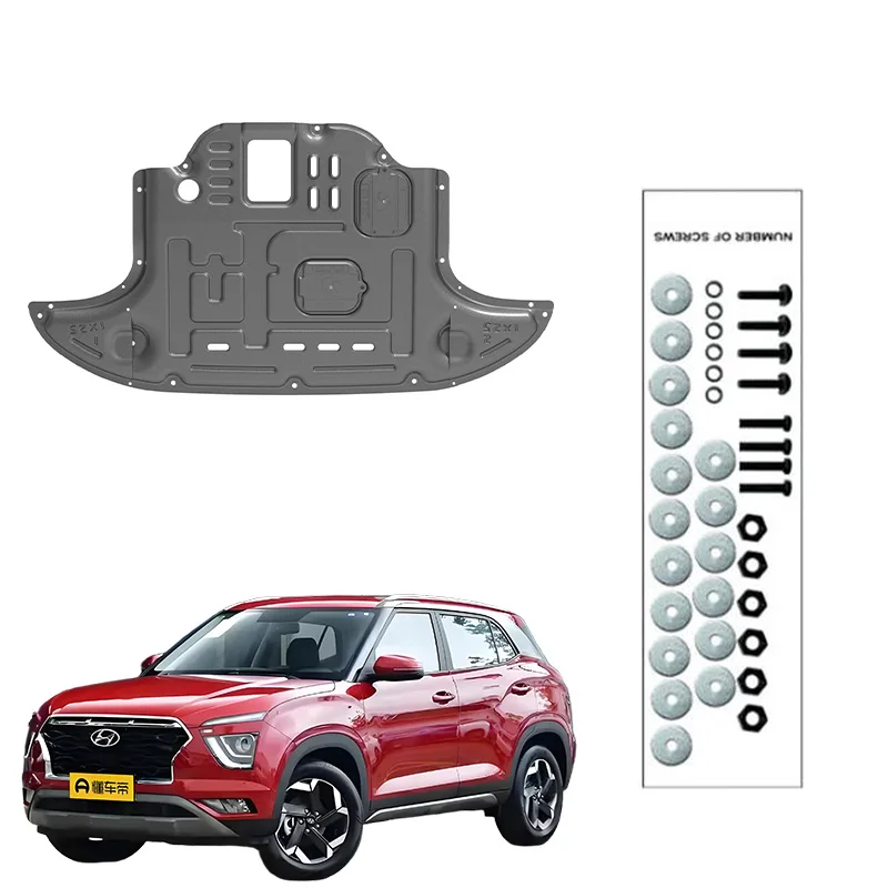 Exact Fit 3D Scanned Underbody Guard Engine Protection Plate Assurance For Hyundai Creta 2020-2024 1.5L