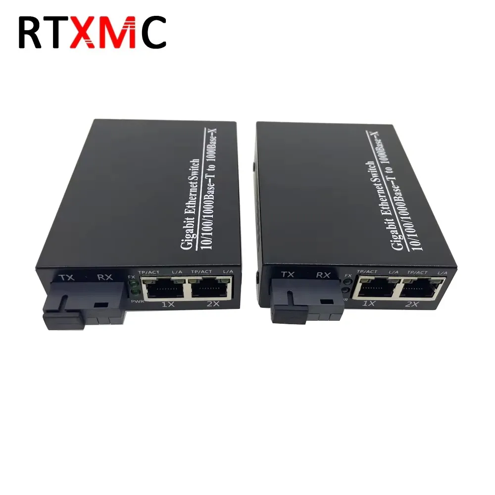 Best Price For 1 Pair Switch Converter Media Ethernet Transceiver Optical Fiber CCTV FTTH Stable High Quality 1SC 2RJ45 UTP 1G2E