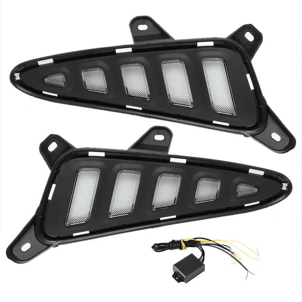 

LED Lampu Terang Hari 2 Warna Lampu Sinyal Cocok untuk Ta CHR 2016-2019