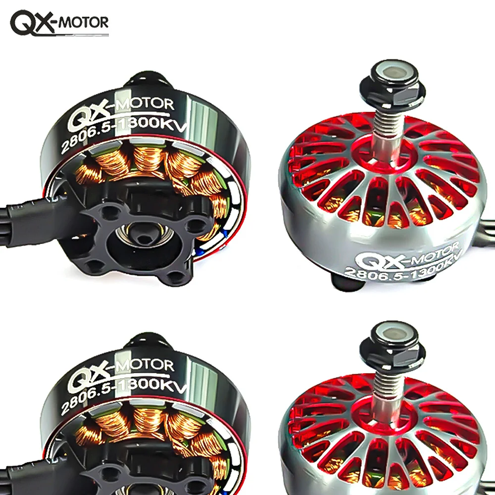 

QX-Motor White/Black QX2806.5 Brushless Motor 1800kV 1300kV For 6-7 Inch FPV Racks Helicopter Toy Parts