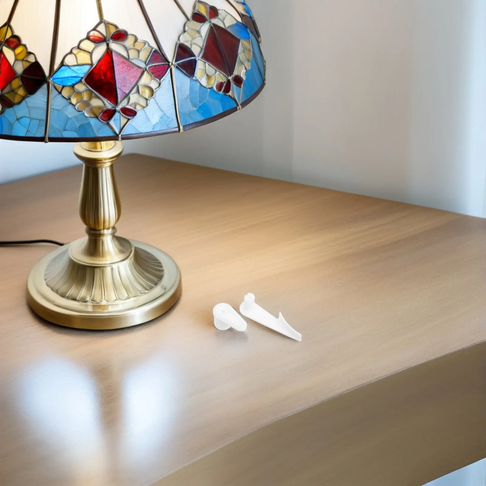 

120Pcs Ceiling Mounting Lamp Clips Plastic Fixing Buckles Stable Screw Fastened Ceiling Light Fixed Clips Home Lighting