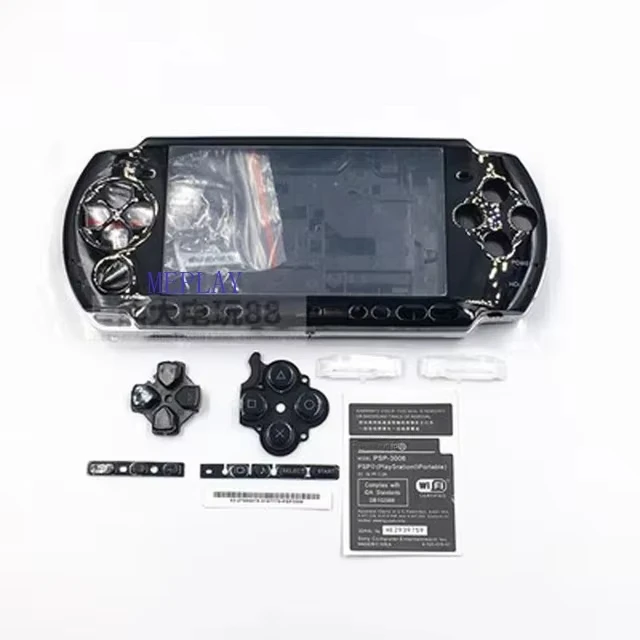 14 Colors New Full Set Housing Shell Case for PSP 3000 with Logo Old Version Shell Case for PSP300 PSP 3000  with Buttons Kit