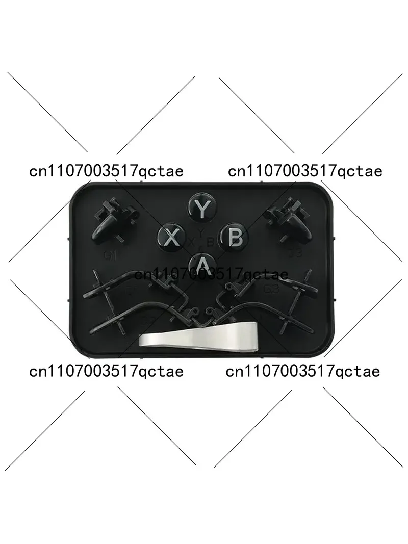 Controller Accessories Kit with 6 Rear Paddle Keys, 4 PC Layout ABXY Buttons, and Keycap Puller