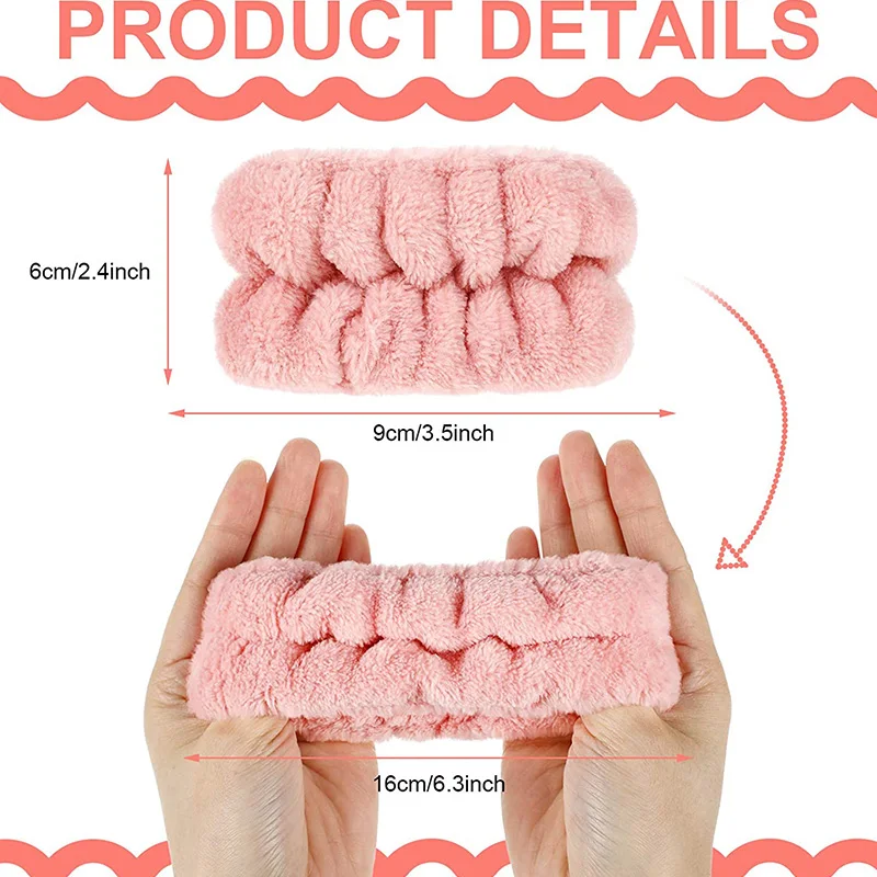 المعصم Washband ستوكات المعصم غسل منشفة الفرقة معصمه Scrunchies لغسل الوجه ماصة المعصم العصابة للنساء عقال #3
