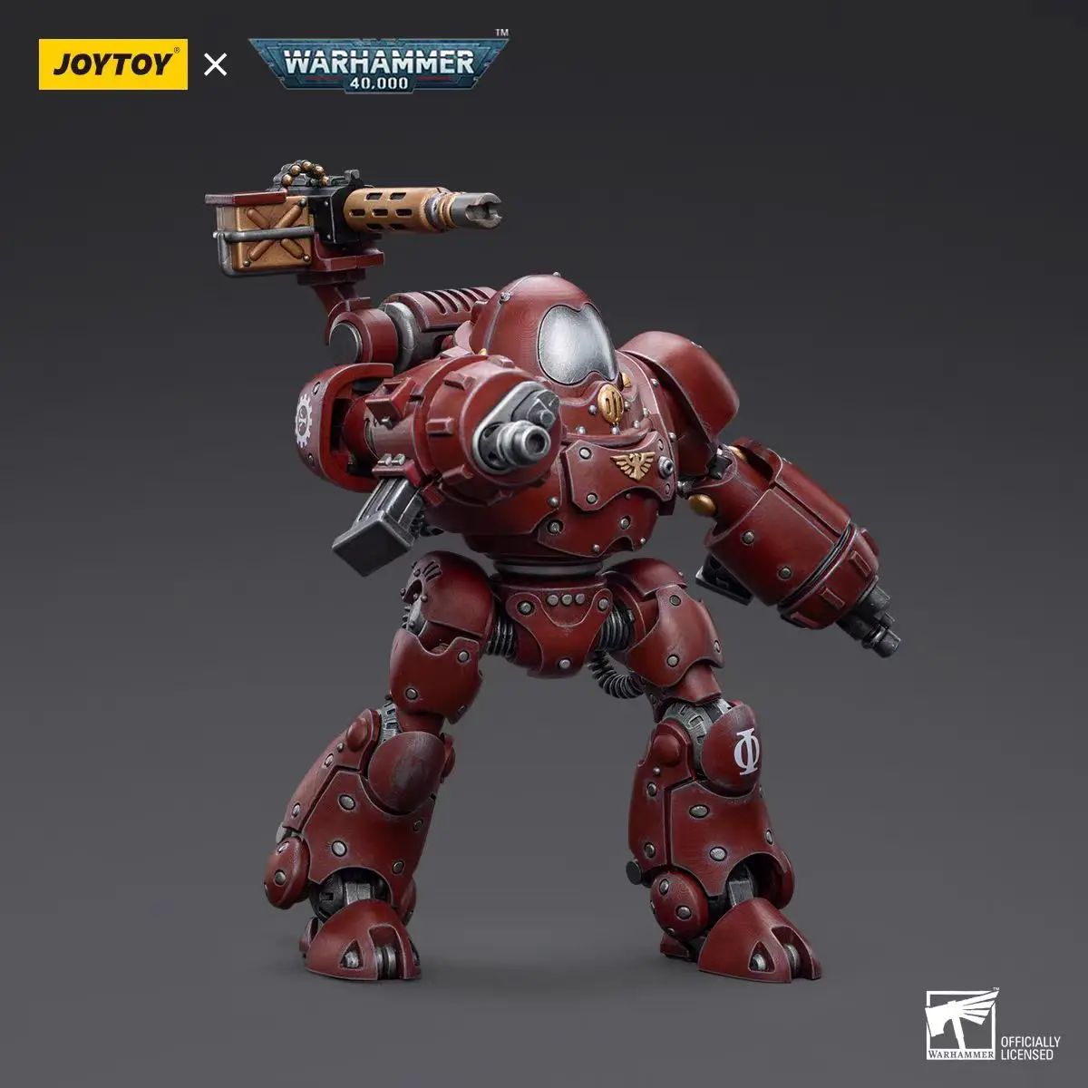 JOYTOY Warhammer 40k 1/18 Actiefiguren Mecha Anime 24cm Adeptus Mechanicus Kastelan Robot met zware fosforblaster