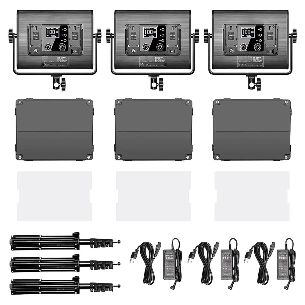 Imagem -06 - Rgb Conduziu a Luz Video com Controle de Bluetooth 880rs 60w Kit de Iluminação da Fotografia Pode Ser Escurecido Conduziu o Painel com Tela Lcd para o Youtube o