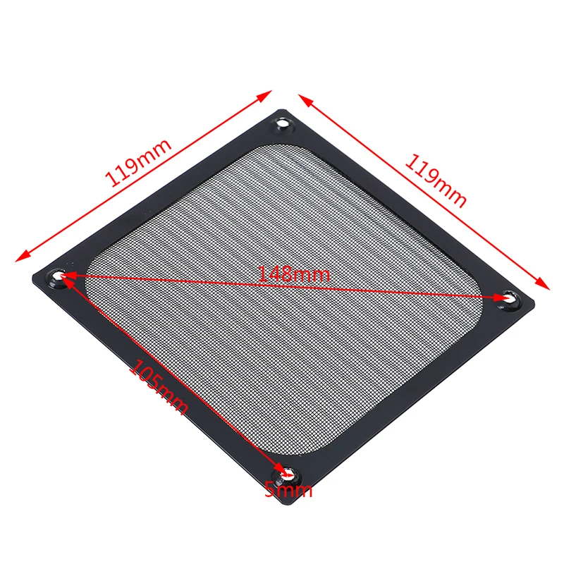 Dust Filter Mesh Dust Filter For Pc Dust Filter Pc 12cm PC Cooler Fan Filter Dustproof Computer Case Cover Mesh Dust Filter