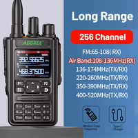 ABBREE AR-869 Walkie Talkie  Air Band 136-520Mhz Full Band Wireless Copy Frequency Two Way Radio 446mhz