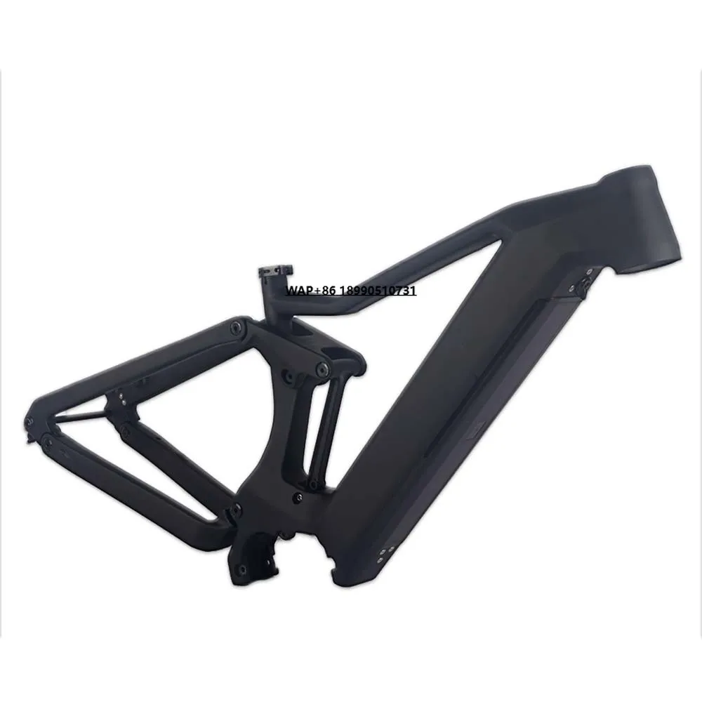 

New Arrival Rear Shock 205*57.5MM BAFANG F25 Carbon Mountain Ebike Frame Full Suspension for M510 Motor